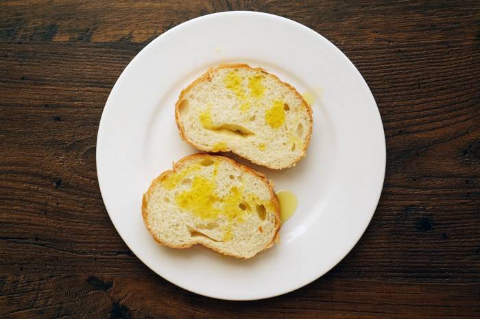 Брускетта с белыми грибами и козьим сыром, пошаговый фото рецепт, кулинарный блог