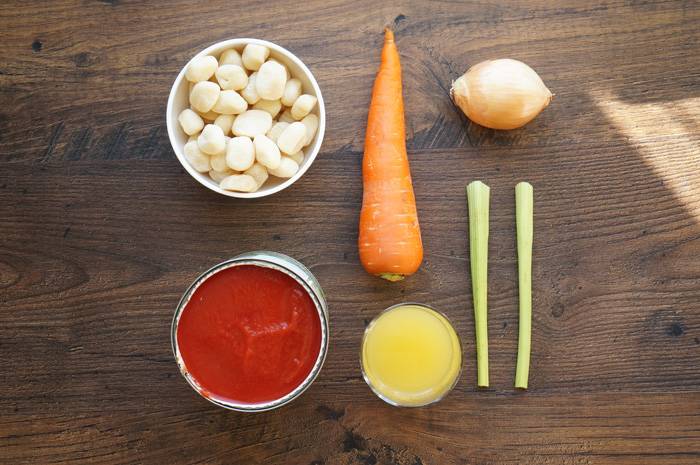 Томатный суп-пюре с ньокки, пошаговый фото рецепт, кулинарный блог