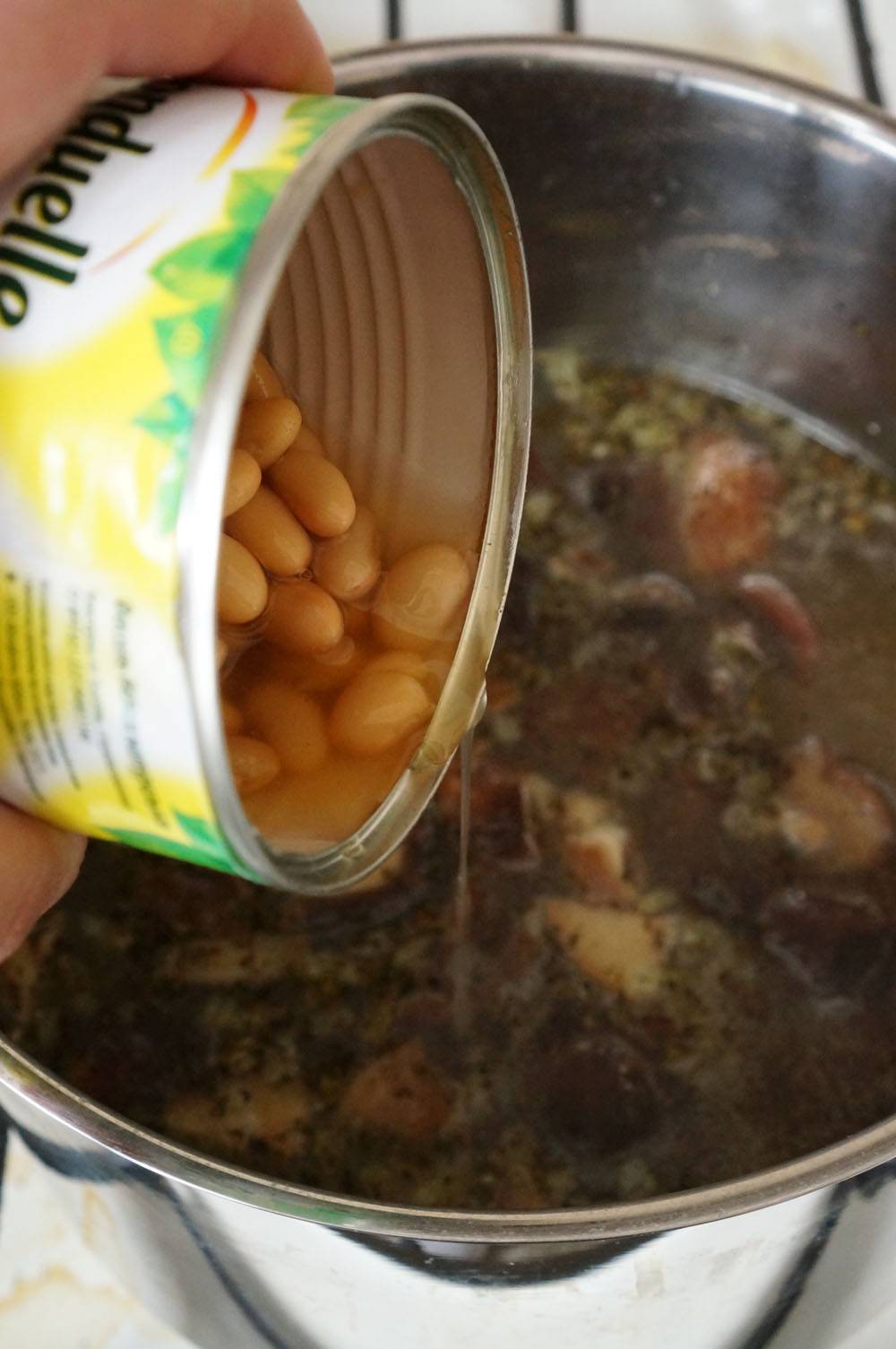 Грибной суп с фасолью, пошаговый фото рецепт, кулинарный блог