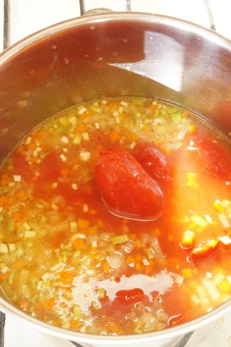 Томатный суп-пюре с ньокки, пошаговый фото рецепт, кулинарный блог
