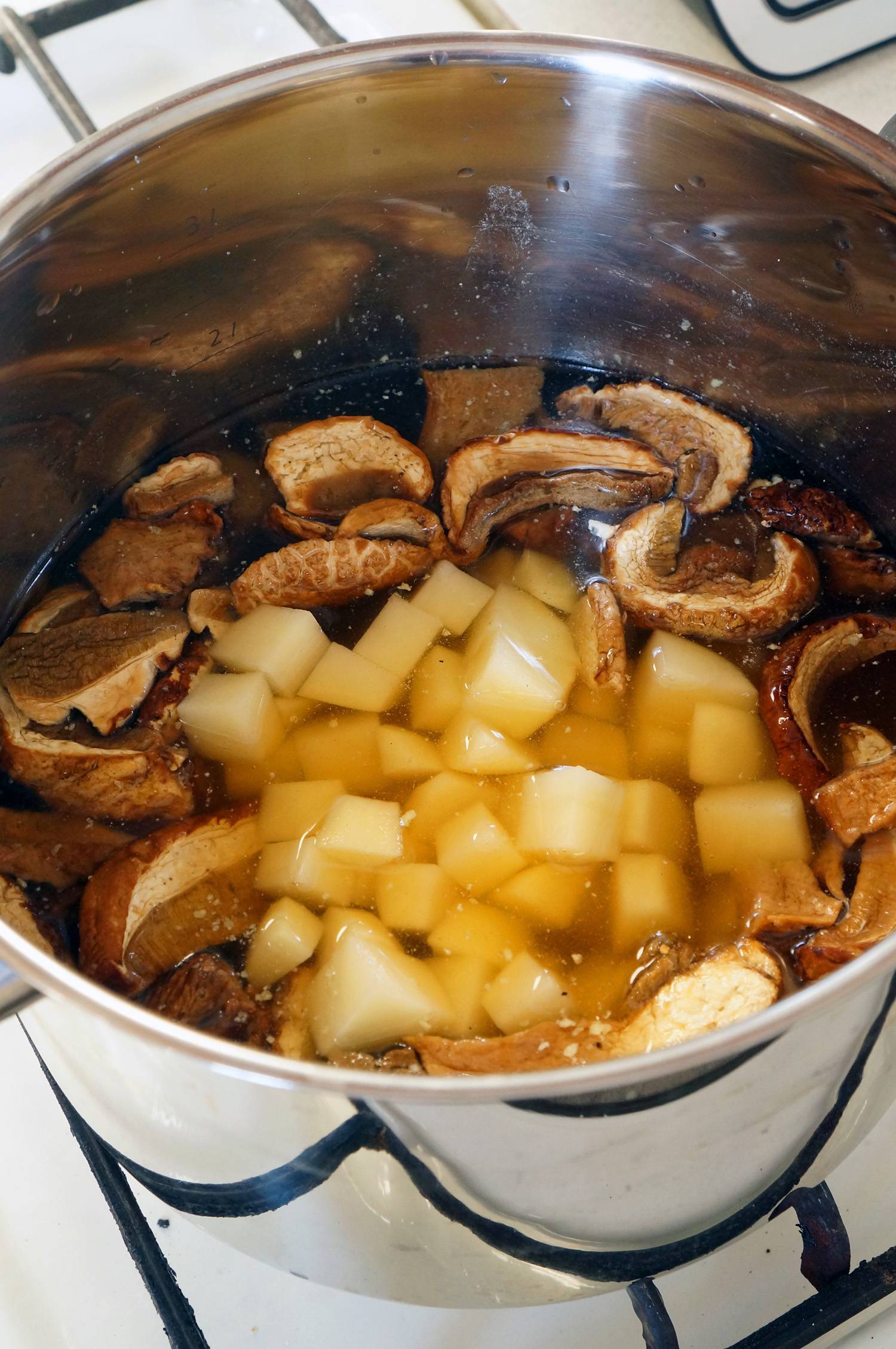 Грибной суп-пюре со сливками, пошаговый фото рецепт, кулинарный блог