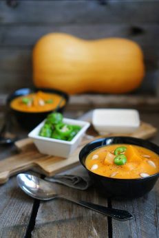 Тыквенный суп-пюре, пошаговый фото рецепт, кулинарный блог andychef.ru