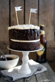 Шоколадный торт с Гиннессом, пошаговый фото рецепт, кулинарный блог AndyChef.ru
