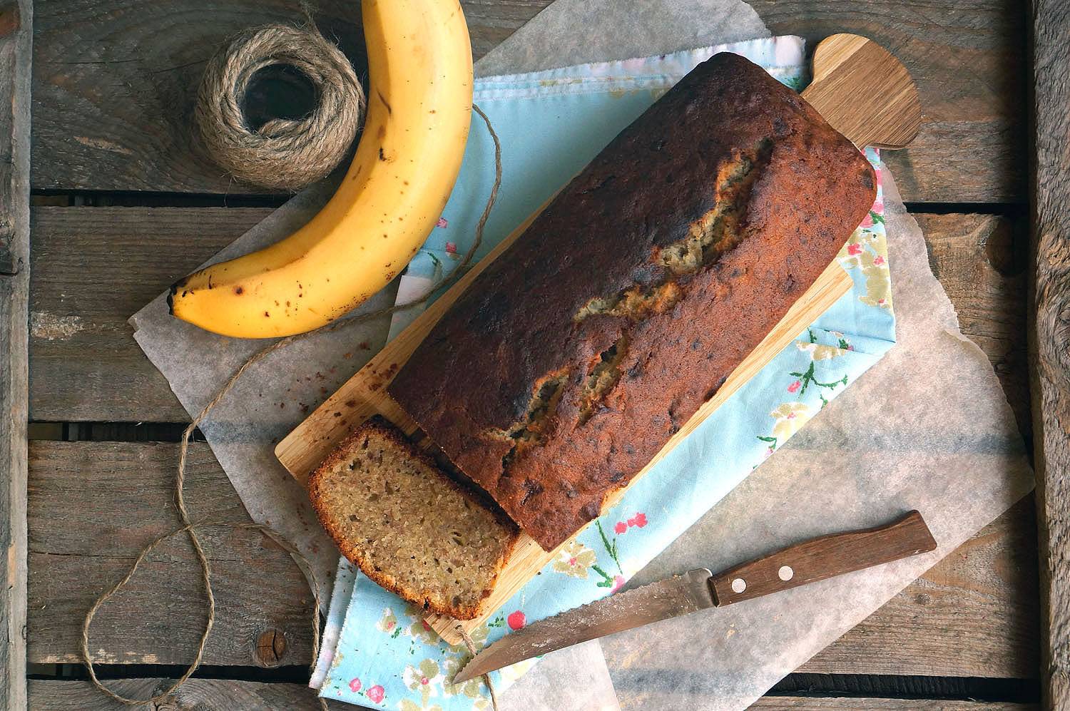 Банановый хлеб, пошаговый фото рецепт, кулинарный блог andychef.ru