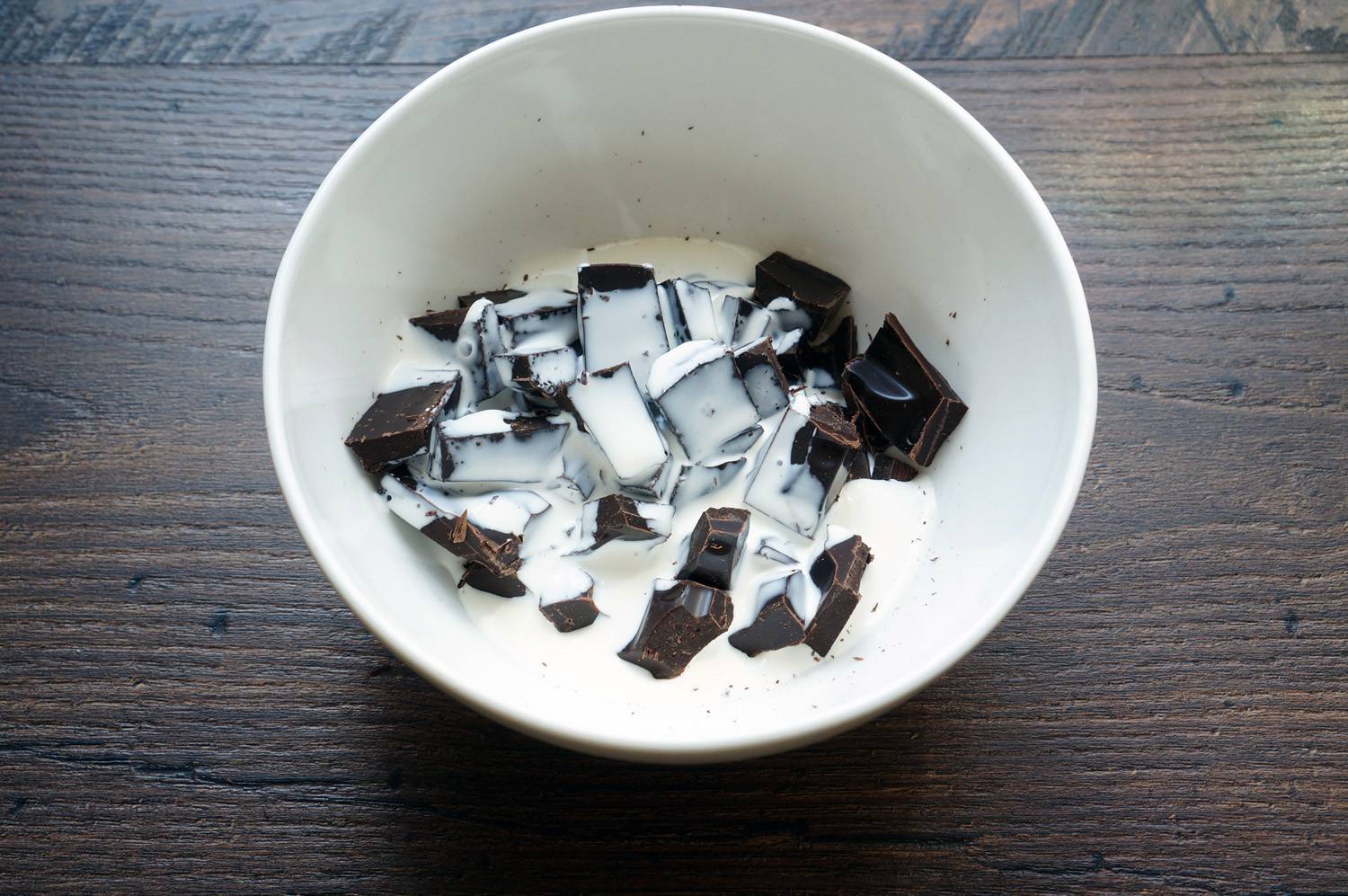 Ганаш с белым и тёмным шоколадом, идеальная начинка, пошаговый фото рецепт, кулинарный блог andychef.ru