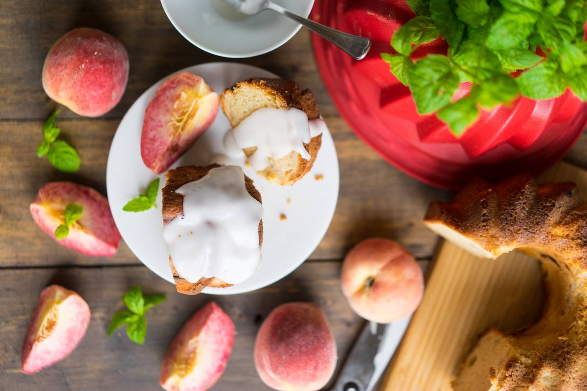 Как приготовить влажный персиковый пирог, пошаговый рецепт с фото, блог и интернет-магазин andychef.ru