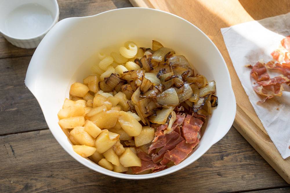 Макароны с беконом и грушей, пошаговый рецепт с фото, блог и интернет-магазин andychef.ru