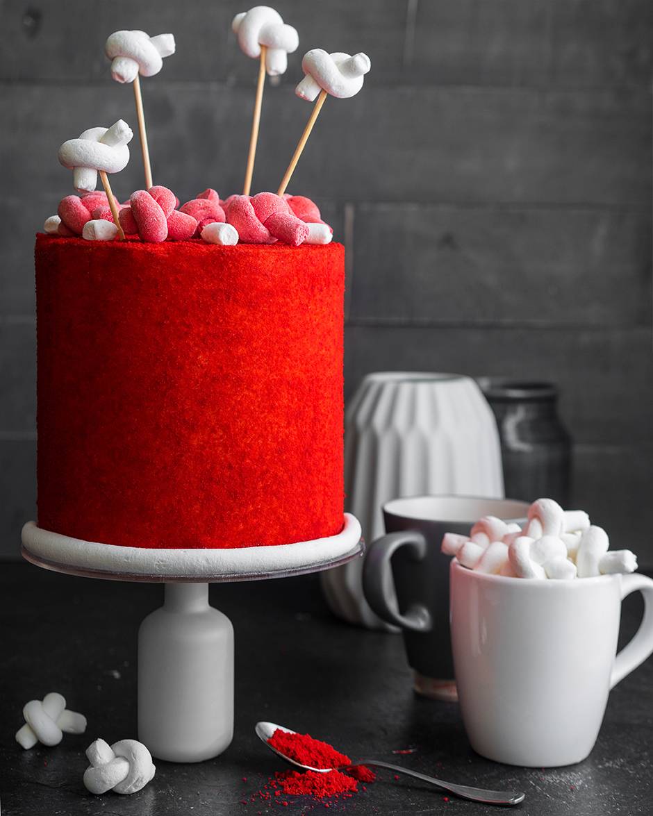 Торт Красный бархат простой рецепт с фото пошагово