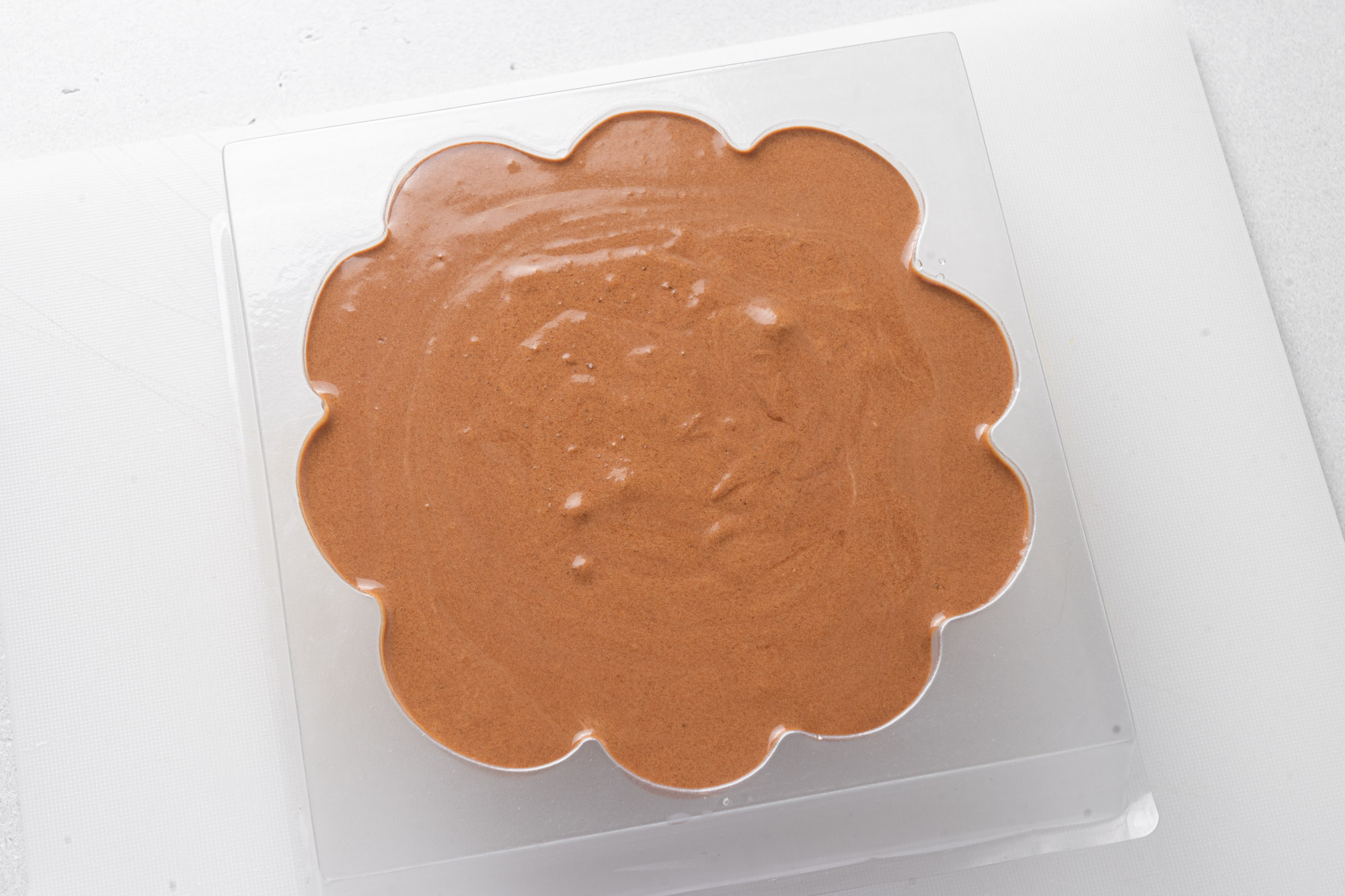 Шоколадно-тыквенное суфле с пряностями и ганашем